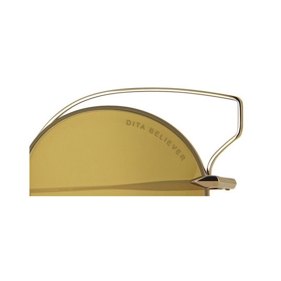 New DITA Believer Brown Round 23008 B Sunglasses Women - Picture 4 of 7